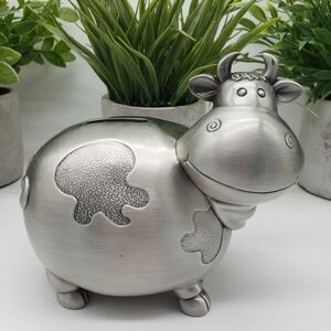 Rhaiyan Zinc Alloy Cow Shaped Money Coin Bank